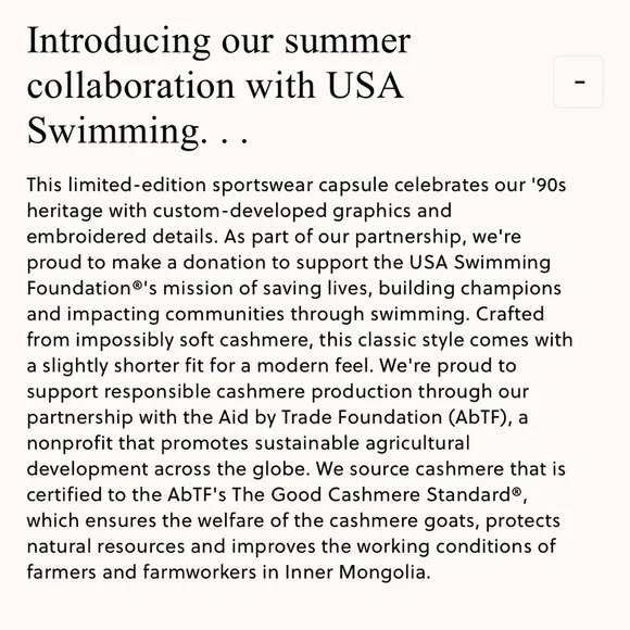 J. Crew Limited Edition USA Swimming X J.Crew Cashmere Cropped Sweater Polo - Picture 13 of 14